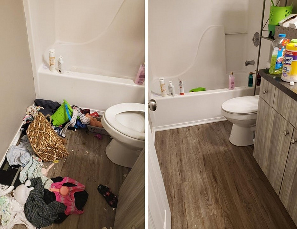 Поддерживащая уборка трехкомнатной квартиры Поддерживащая уборка трехкомнатной квартиры